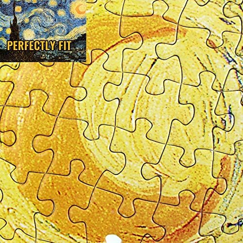BEIWO Puzzle-Starry Night by Vincent Van Gogh Jigsaw Puzzles, 1000 Piece Puzzles for Adults and Kids (Starry Night, Square-1000 Pieces)
