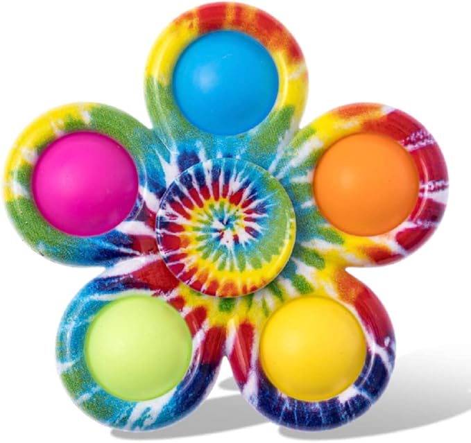 Nutty Toys Fidget Spinner - Sensory Toy for Kids & Adults - Top Stress & Anxiety Relief Gifts 2026 for Home & Office - Unique Valentines Day Gift Idea for Toddlers, Tweens, Teen Girls & Teenage Boys