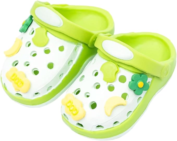 Doll Shoes, Premium Fashion Shoes for 17 Cm Doll Accessories, Doll Dress Up Decoration Accessories Wings (Green