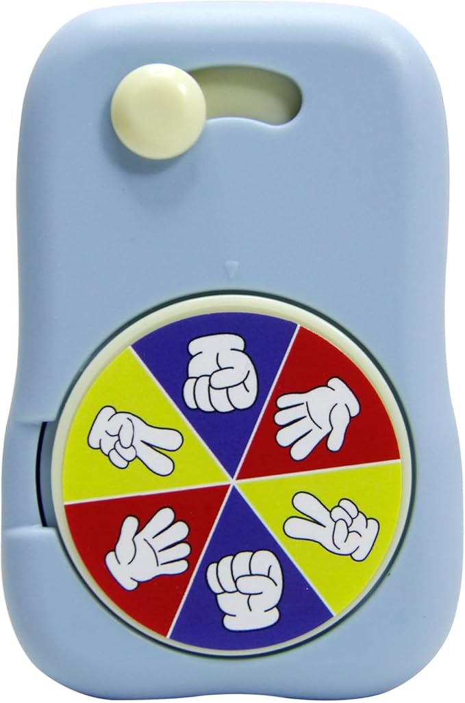 6 Games in 1 Spinner Toys for Party Rock Paper Scissors Kids Fun Christmas Toys White Elephant Gifts Party Game Fidget Toys for Teen Adult(Blue)