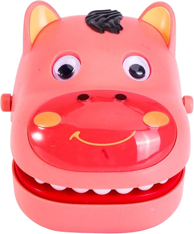 Funny Trick Bear for Family Prank Game Biting Finger Plaything with Smooth Edges Safe Interactive for Birthday and Holiday Fun