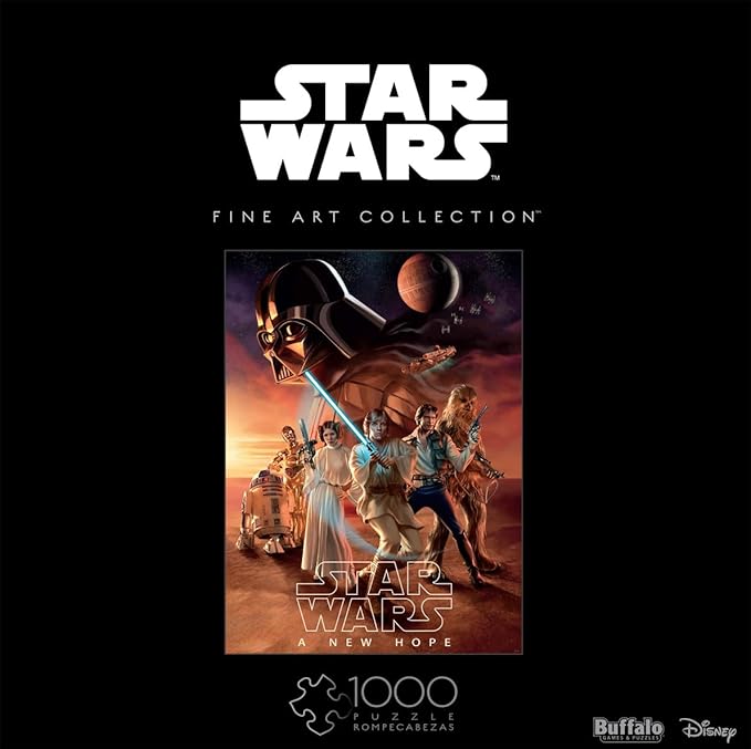 Buffalo Games – Star Wars™: The Force 1000 Piece Jigsaw Puzzle – Fine Art Collection Colorful Puzzle for Adults – Precision-Cut Pieces, Beautiful Artwork