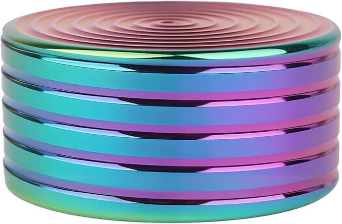Desk Toys Spinning Top, Fidget Spinner Toys Gyro Ball, Spinning Tops for Kids, Fidget Toys Adults, Novelty Amusements (50MM, Rainbow-A)