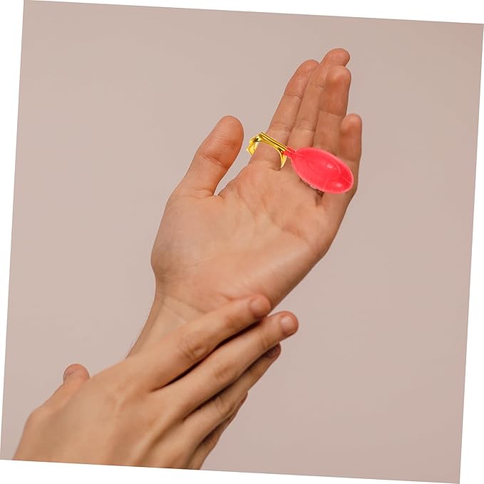 Homoyoyo 6pcs Water Spray Ring Prank - Fun Party Props for and Adults - Ideal for Birthday Celebrations Bath Time Fun and Hilarious Trick Games
