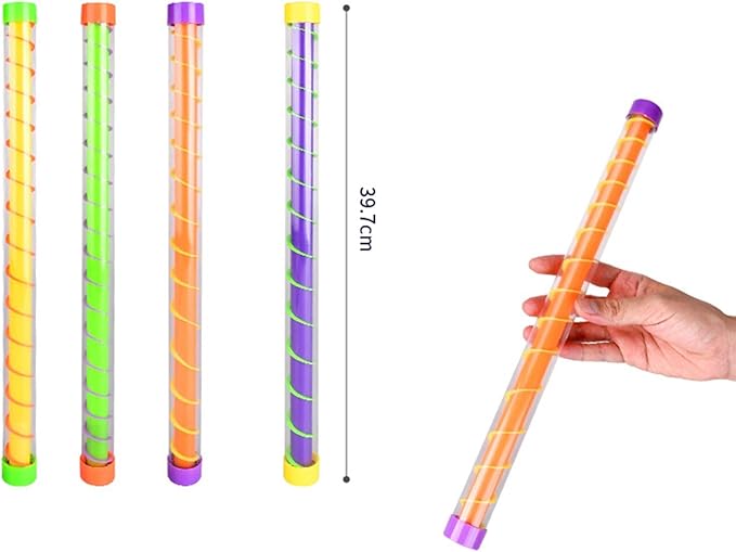 2Pcs Groan Tube Noise Makers Toy Party Make Sound Tubes Toys Funny Creative Halloween Gathering Joke Toys, Spiral