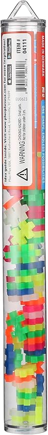 PLUS PLUS - 70 Piece Neon Color Mix - Construction Building Stem/Steam Toy, Kids Mini Puzzle Blocks