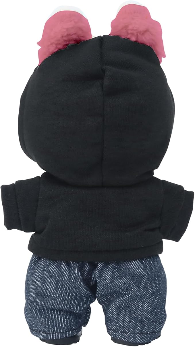 17cm Doll Clothes Sets(No Doll) Black Hoodie Outfits Handcrafted Designer Clothes Including Hoodie Trousers and Shoes