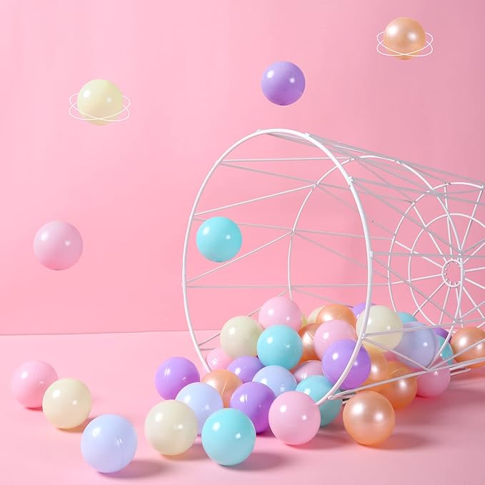 STARBOLO Ball Pit Balls for Toddlers Phthalate Free BPA Free Non-Toxic Crush Proof Play Balls for Toddlers Kids Pool Playhouse Pack of 100 200 500