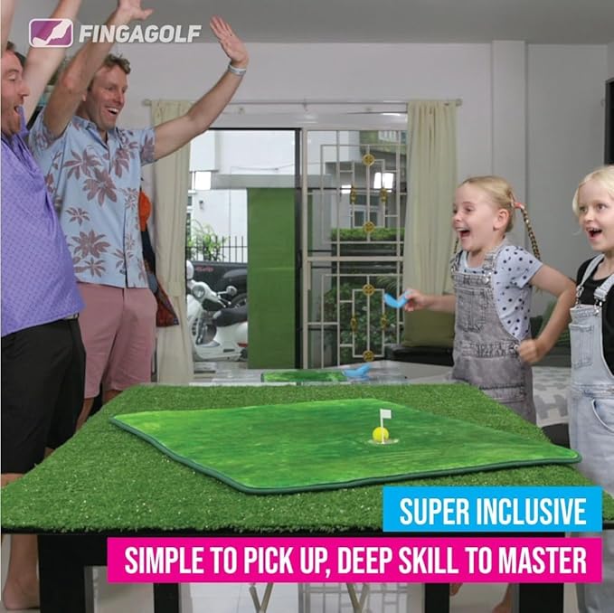 Fingagolf Indoor Golf Game Realistic Golf for Home, Office, or Travel – Unique Gift for Golfers of All Ages
