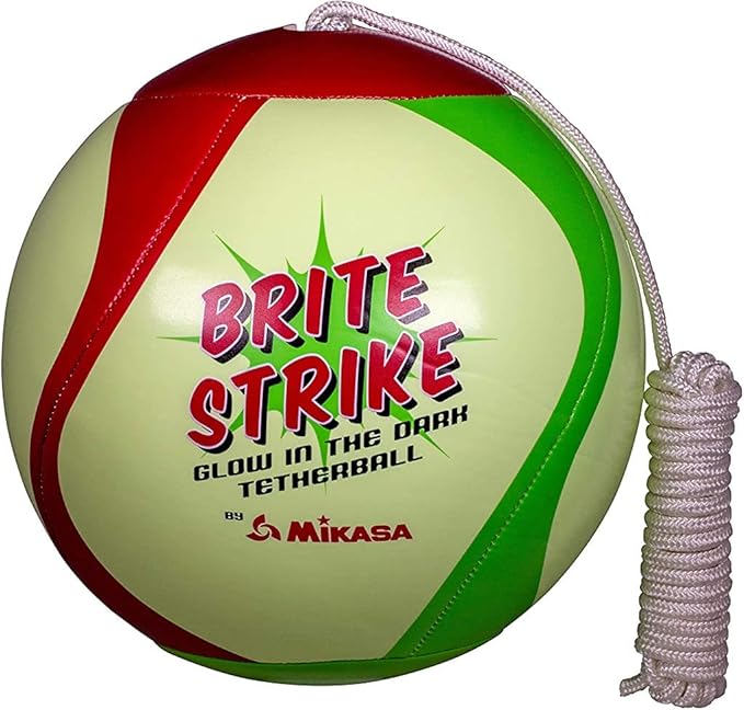 Mikasa Glow in the Dark Outdoor Tetherball, Multicolor