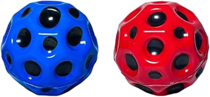 Moon Space Bouncy Ball, Extremely high Bouncing Ball, Improves Hand Eye Coordination, Easy to Grasp and Capture, can be Played Indoors or Outdoors