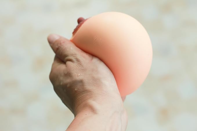 Vrogadso Funny Stress Ball Rubber Funny Ball Toys April Fool's Day Party Accessory -2.4 Inch