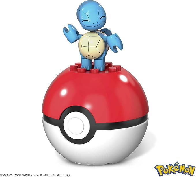 Mega Construx Pokemon Squirtle Construction Set, Building Toys for Kids