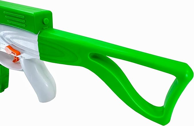 SplatRBall SRB800 Pyro Glow-in-The-Dark Water Gel Ball Blaster Kit - Full Auto, 210 FPS, 800-Round Magazine, 20,500 Total Rounds - Orange/White