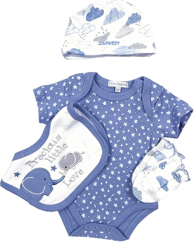 Reborn Baby Doll Clothes Little Elephant 5pcs Outfit Set for 20-23 inches Reborn Baby Boy Doll Clothes Accessories