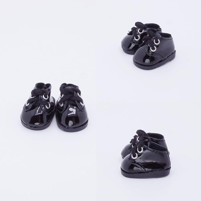 Etistta 17cm Doll Shoes for 17cm Doll Boots, 6.7 inch Doll Shoes Accessories (6 Pack A)