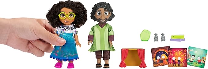 Disney Encanto Mirabel & Bruno Petite Dolls Storytelling Gift Set - Each Doll Stands 6 Inches Tall