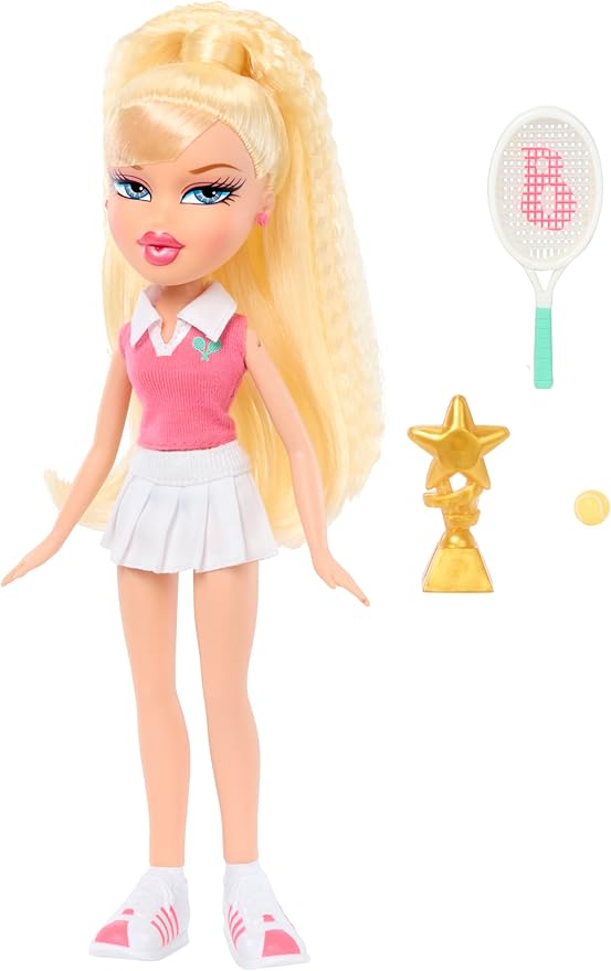 Bratz Play Sportz Cloe Fashion Doll with Accessories, Tennis