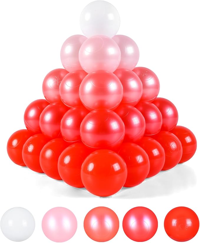 STARBOLO Ball Pit Balls for Toddlers Phthalate Free BPA Free Non-Toxic Crush Proof Play Balls for Toddlers Kids Pool Playhouse Pack of 100 200 500