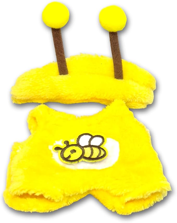 17cm Doll Clothes,Little bee Jumpsuit Outfit for 17cm Doll,Clothes Set for 17cm Doll Dress Up,Accessories for 17cm Doll(Style Q)