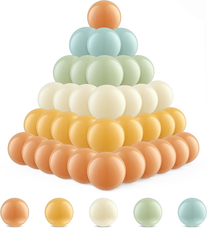 Clear Ball Pit Balls - Crush Proof Plastic Toy Balls for Boys and Girls