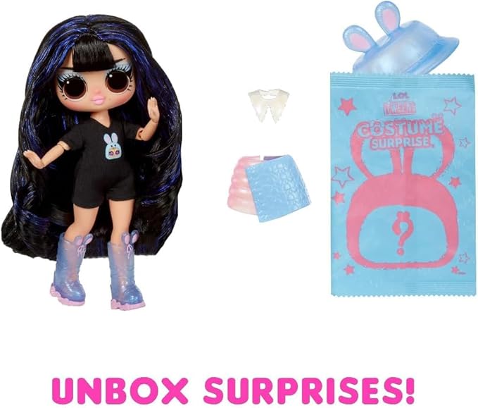 LOL Surprise Tweens Costume Fashion Doll Aya Cherry with Inflatable Blue Bunny Pet Costume & Multiple Surprises Including Fabulous Fashions & Accessories Great Gift for Kids Ages 4+