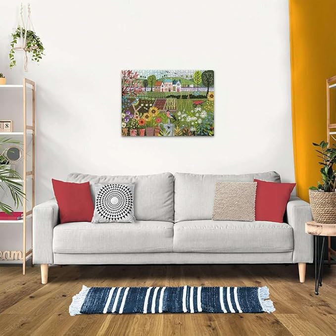 Ravensburger Garden Allotment 1000 Piece Jigsaw Puzzle | Vibrant Garden Artwork | Idyllic Nature Scene | Durable Eco-Friendly Materials