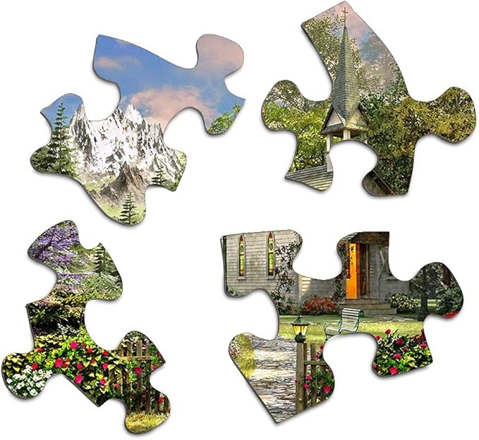 Springbok's 500 Piece Jigsaw Puzzle Mountain View Chapel - Made in USA