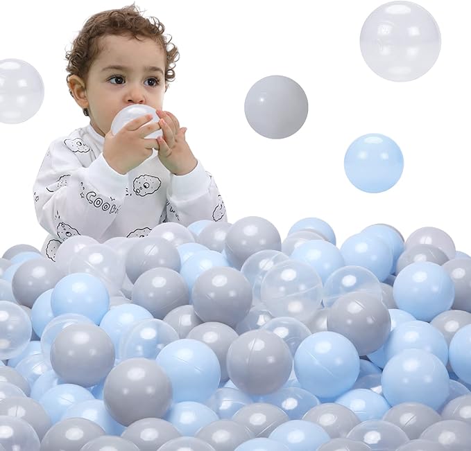 STARBOLO Ball Pit Balls for Toddlers Phthalate Free BPA Free Non-Toxic Crush Proof Play Balls for Toddlers Kids Pool Playhouse Pack of 100 200 500