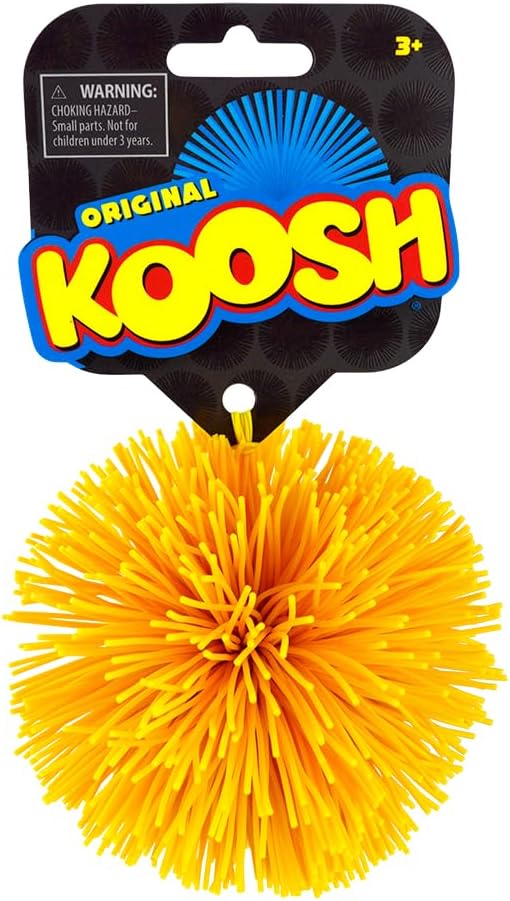 Koosh Balls 3 inch, Single Assorted Color - Kids Outdoor Toys, Beach Toys, Kids Games, Outdoor Games for Adults and Family, Outdoor Games for Kids, Kids Toys, Fidget Toys for Kids, Ages 3+