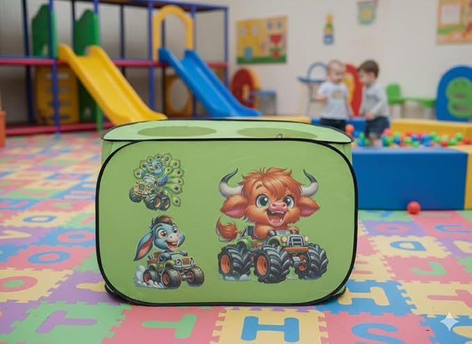 Pop Up Kids Play Tent – Foldable Playhouse for Boys, Girls, Toddlers & Babies with Carry Bag, 44 X 27'' Polyester, See-Through Breathable Mesh, Ideal for Birthday Gift, Kids Tent Indoor Outdoor
