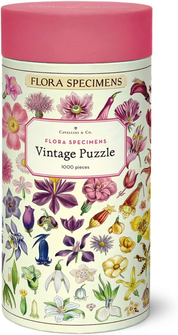 Cavallini & Co. Flora Specimens Puzzle- 1000 Pieces