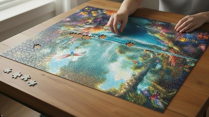 Buffalo Games - Noah Bay - Palace Gardens - 1000 Piece Jigsaw Puzzle for Adults - Challenging Puzzle Perfect for Game Nights - Finished Size is 26.75 x 19.75