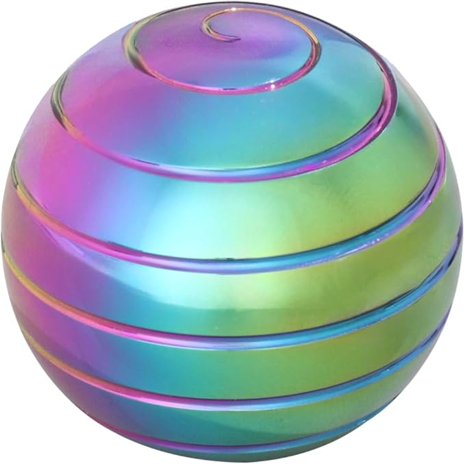 Kinetic Spinning Desk Toys, Fidgets for Anxiety and Stress for Adult Teen Cool-Stuff, Party Gifts for Christmas & Halloween (Circular)