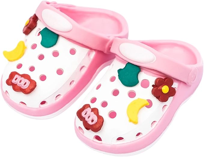 Doll Shoes, Premium Fashion Shoes for 17 Cm Doll Accessories, Doll Dress Up Decoration Accessories Wings (Pink