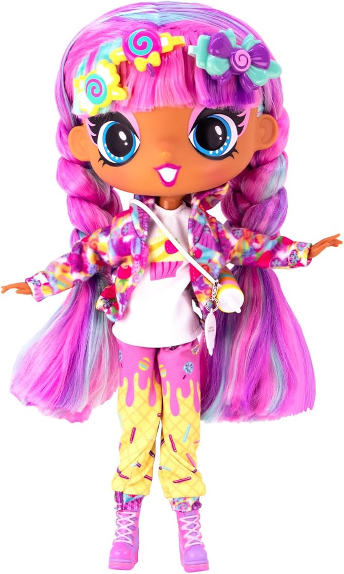 Decora Fashion Girlz 11" Doll - Sweetie Stickers & Endless Style Fun for Creative Play