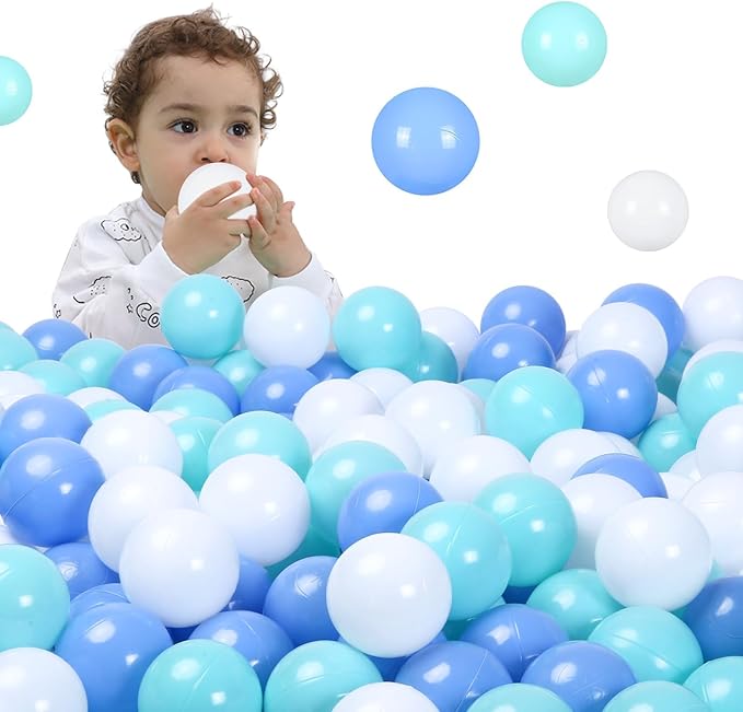 STARBOLO Ball Pit Balls for Toddlers Phthalate Free BPA Free Non-Toxic Crush Proof Play Balls for Toddlers Kids Pool Playhouse Pack of 100 200 500