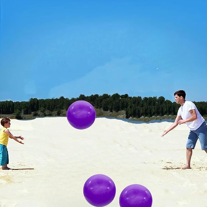 6 Pack Beach Balls, Large Inflatable Beach Balls Bulk, for Parties, Beach, Pools & Play
