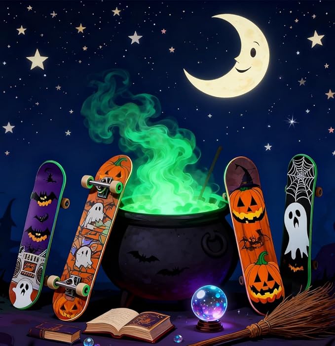 (74Pcs Halloween Fingertip Scooter)