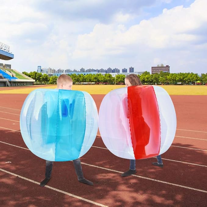 XBEN Inflatable Bumper Balls (2-Pack) – 47" Giant Human Hamster Ball for Kids & Adults – Durable PVC, Safe Outdoor Play – Team Games, Pool Parties, Backyard Fun – Great Gift Idea