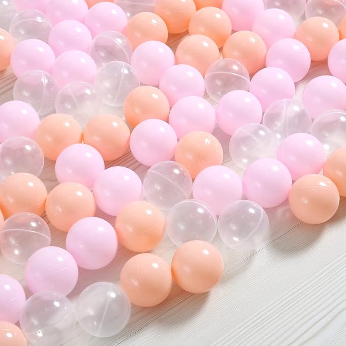STARBOLO Ball Pit Balls for Toddlers Phthalate Free BPA Free Non-Toxic Crush Proof Play Balls for Toddlers Kids Pool Playhouse Pack of 100 200 500