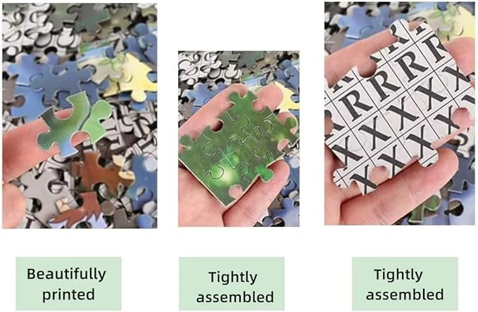 Adults Jigsaw Puzzle 300 Piece Wooden Adults Children Puzzles,Gothic Fallen Angel in Chains,Jigsaw for Active Thinking Party Entertainment,Children's Intellectual Educational Toy