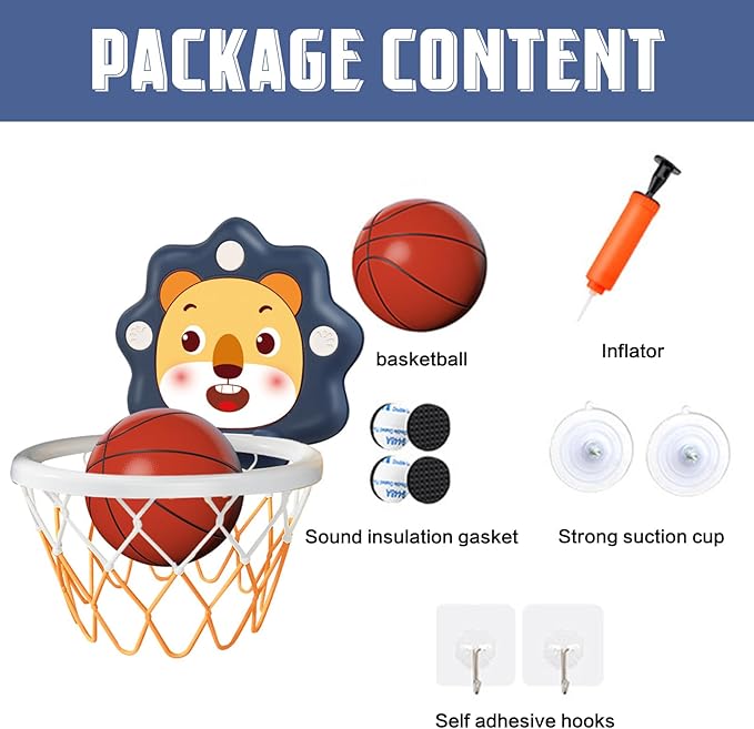 Toddlers Basketball Hoop Indoor, Adjustable Height Indoor Mini Basketball Hoop for Toddlers Kids Boys Bedroom Toddler Kids Toys Toys for 3 + Year Old