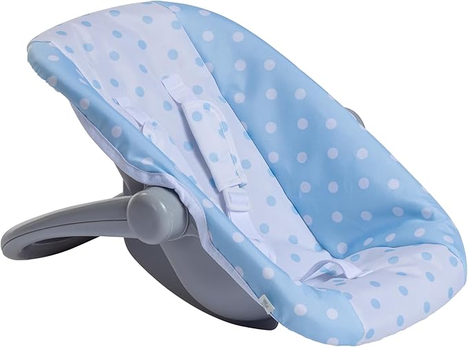 JC Toys - for Keeps Playtime | 2 in 1 Baby Doll Swing and Portable Carrier | for Dolls up to 18" | Ages 3+ | Blue