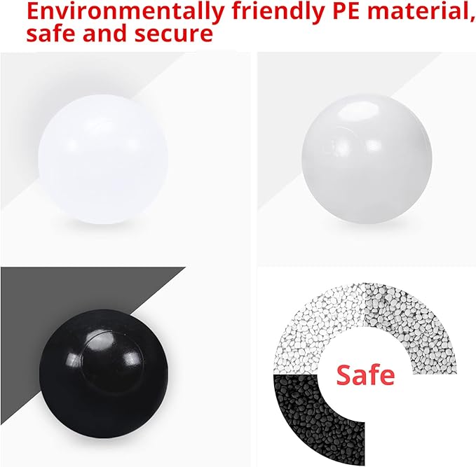 STARBOLO Ball Pit Balls for Toddlers Pack of 100 200 500 - BPA&Phthalate Free Non-Toxic Crush Proof Soft Plastic Balls for 1-5Years Old Toddlers Girl Kids Birthday Pool Playpen Tent Party