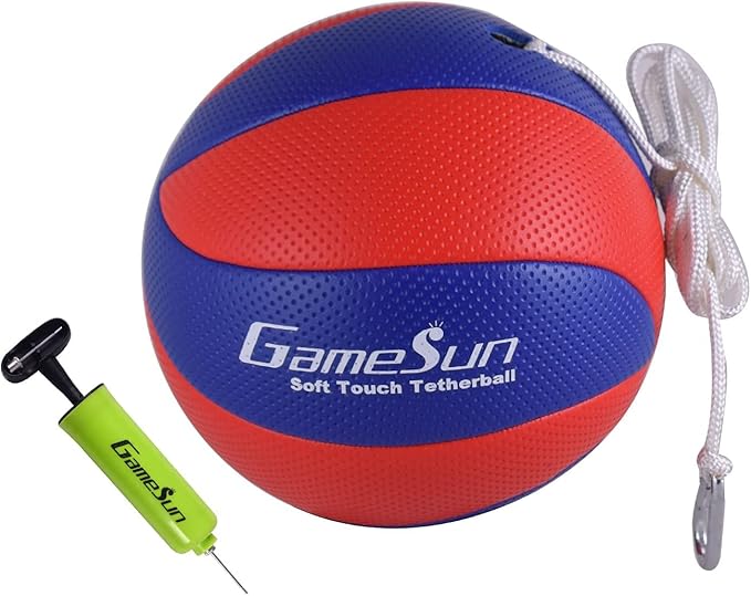 Portable Tetherball Set, Portable Water-Base Tetherball Set with Tetherball, Pole, Rope and Base for Outdoor, Backyard