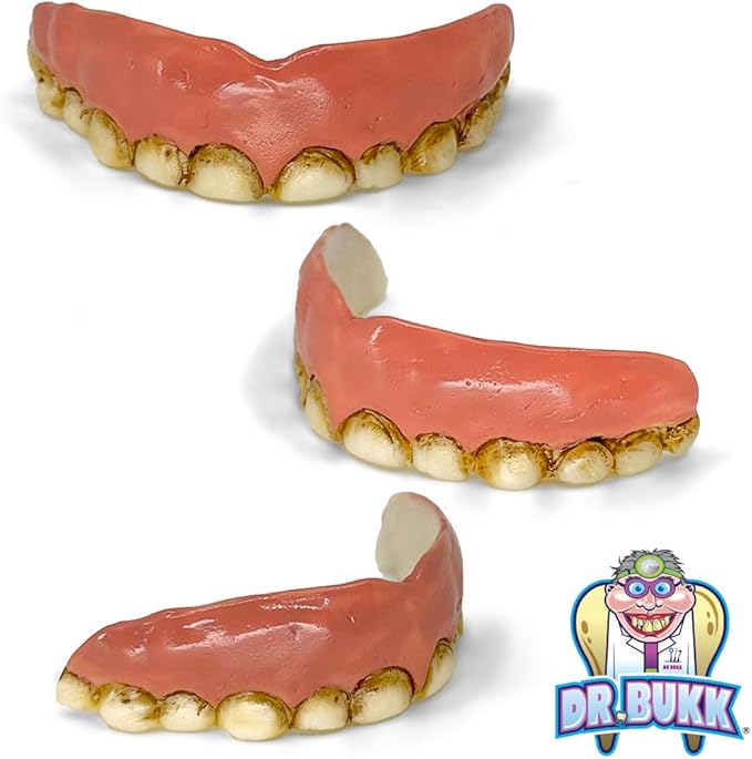 Realistic Hollywood Style Funny Teeth - Speed - Custom Fit Yourself at Home - Handmade in USA - Novelty, Gag, Costume Teeth - Speed, Small
