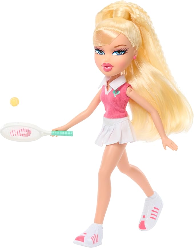 Bratz Play Sportz Cloe Fashion Doll with Accessories, Tennis
