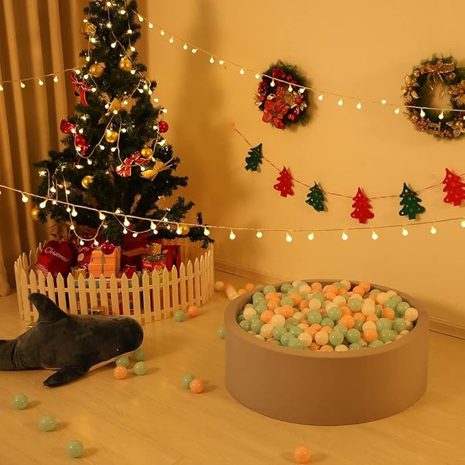 GOGOSO Ball Pit Balls for Toddlers Kids Plastic Balls for Ball-Pit Playpen Pool Baby Play Pastel BPA-Free Non Toxic Play Pastel Crush Proof Bal 50 100 200 500 1000 Count