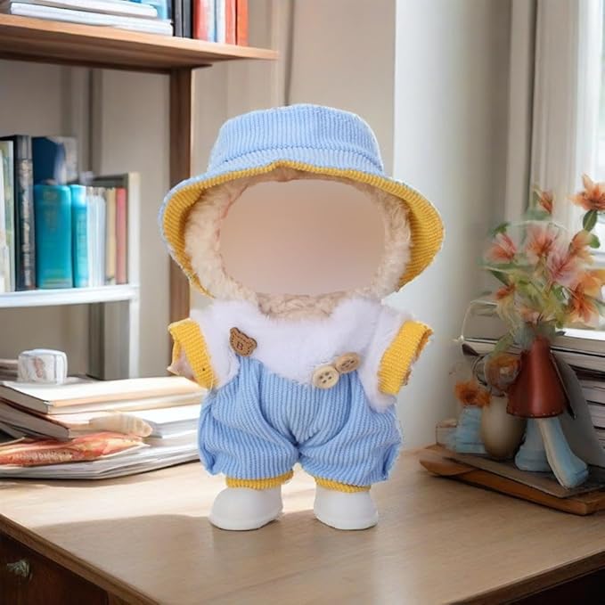 Clothes for 17 cm Dolls - 6 Set Clothes for 6.7 inch Doll, Premium Stylish Outfit with Accessories for Play & Display(No Doll (SET3)
